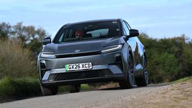 Toyota C-HR+ - front cornering 