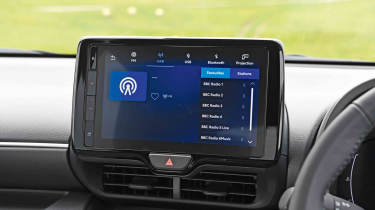 Toyota Yaris - DAB radio screen