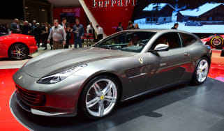 Ferrari GTC4 Lusso - Geneva show front/side