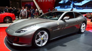Ferrari GTC4 Lusso - Geneva show front/side