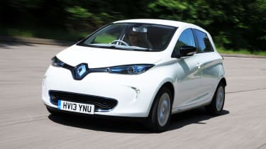 Renault Zoe front action