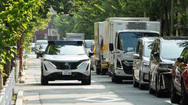 Nissan Pro Pilot self-driving car in Tokyo