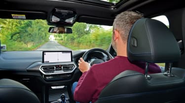 BMW iX3 M Sport Pro - interior driving
