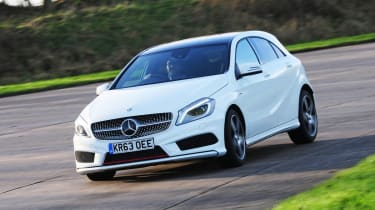 Mercedes A250 4MATIC AMG front action