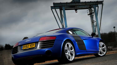 Audi R8 coupe rear static