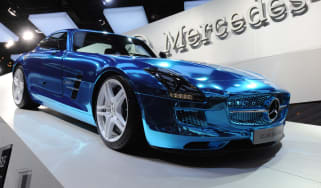 Mercedes SLS AMG Electric Drive at Paria