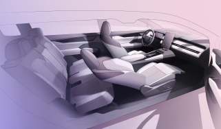 Skoda Peaq - interior overview sketch