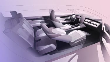 Skoda Peaq - interior overview sketch
