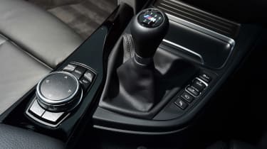 BMW 340i - gearstick