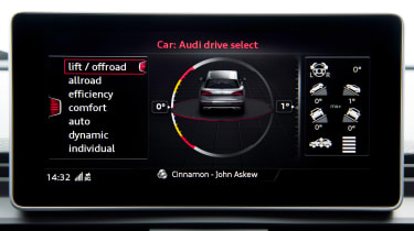 Audi SQ5 - drive select