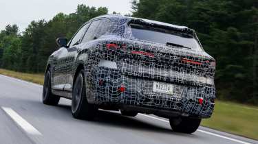 BMW X5 prototype - rear tracking