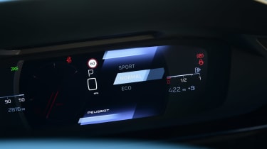 New Peugeot 308 diesel - dials
