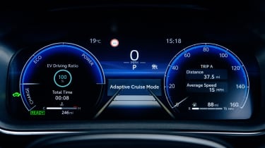 Toyota Corolla Excel in the UK - digital drivers display