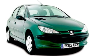 Front view of Peugeot 206