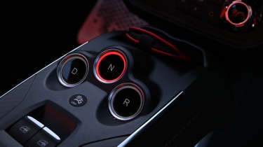 Alpine A110 - gear selector buttons