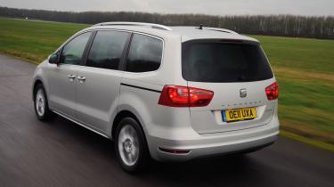 Used Car Hunter: family MPVs - SEAT Alhambra, rear tracking 