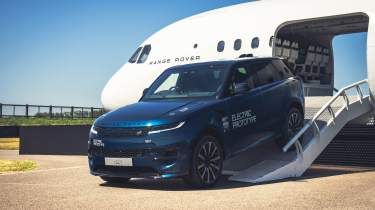 Range Rover Sport EV prototype - front static