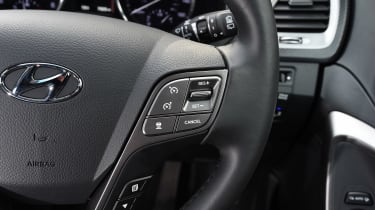 Hyundai Santa Fe - steering wheel detail