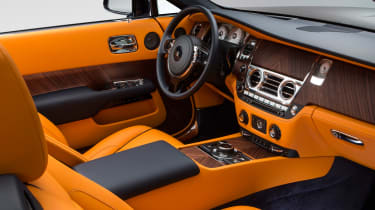 Rolls-Royce Dawn convertible interior
