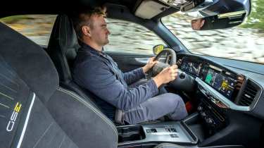 Alastair Crooks driving the Vauxhall Mokka GSE