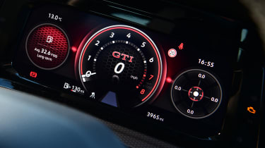 Volkswagen Golf GTI twin test - dials