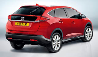 Honda Civic SUV rear three-quarters