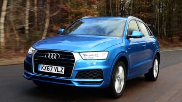 Audi Q3 Mk1 facelift - front tracking