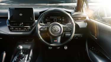 Toyota GR Corolla - interior driver view