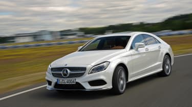 New Mercedes CLS 2014 action