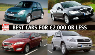 Best cars for £2,000 or less - header image