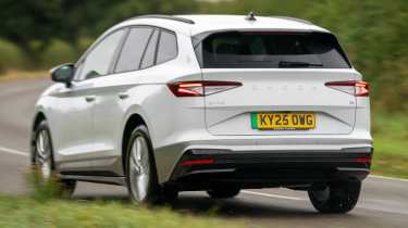 Skoda Enyaq - rear cornering