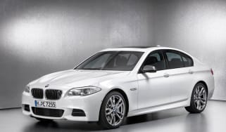 BMW M550d front three quarter