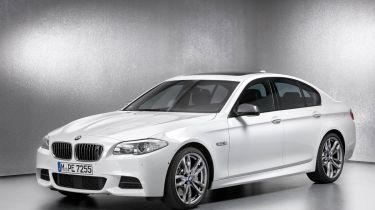 BMW M550d front three quarter