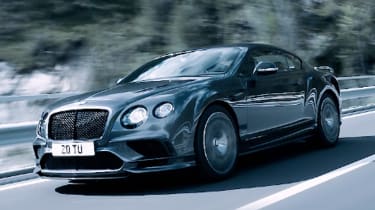 Bentley Continental GT Supersports 2017 - video tracking