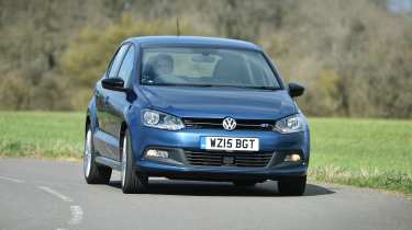 Small automatic cars for £11k - Volkswagen Polo, front cornering 