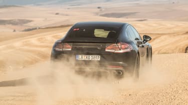 Porsche Panamera ride - rear action