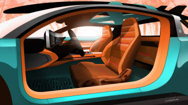 Renault 4 JP4x4 - artwork interior layout