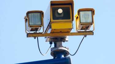 front facing speed camera flash