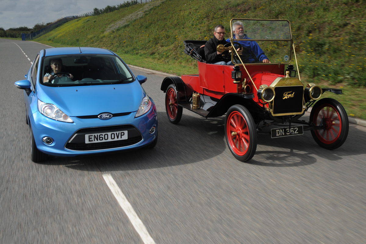 Ford Fiesta vs Model T Group Tests Auto Express