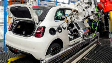 New Fiat 500 Hybrid - in production