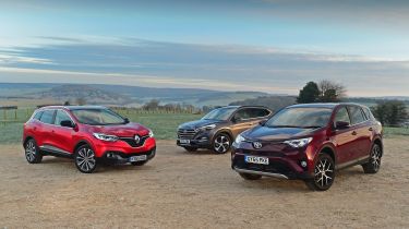 Toyota RAV4 vs Renault Kadjar vs Hyundai Tucson - header