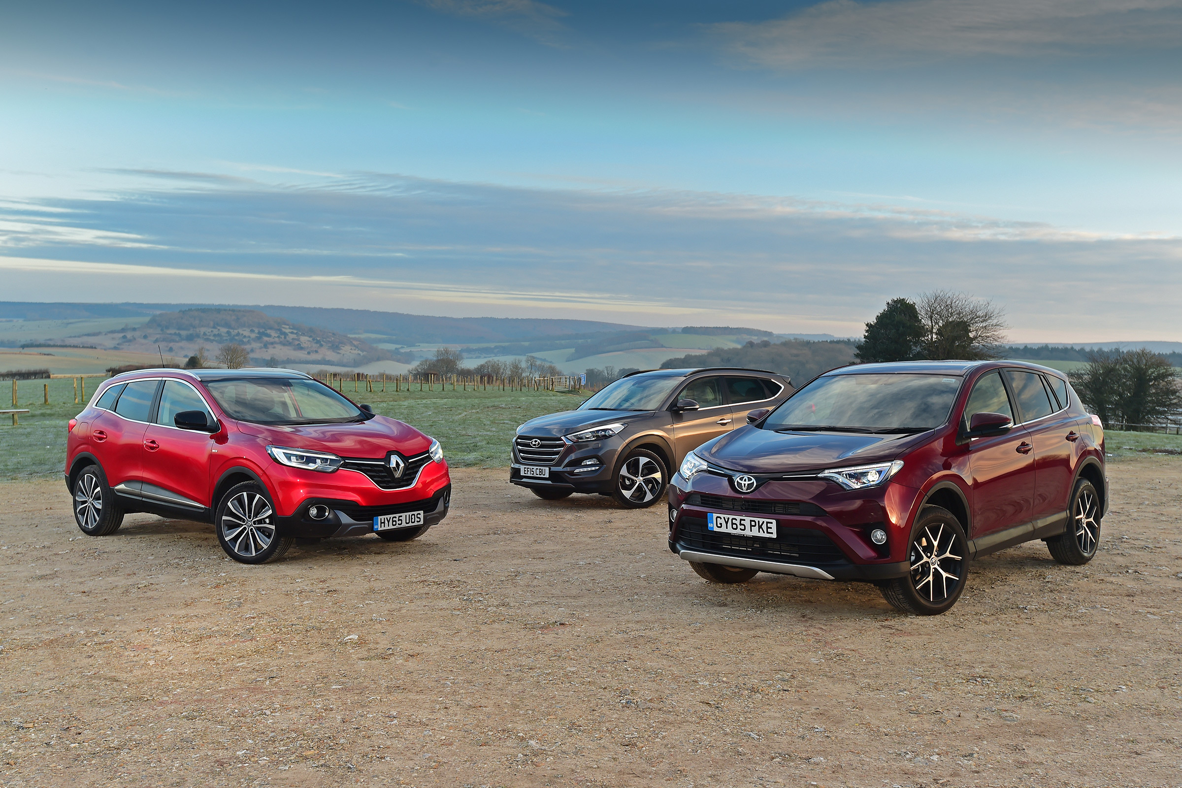 Toyota Rav4 Vs Renault Kadjar Vs Hyundai Tucson Auto Express