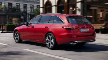 Mercedes C-Class Estate facelift - rear action