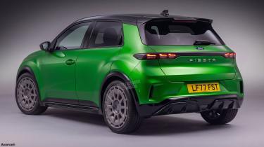 Ford Fiesta - rear render
