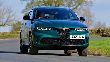 Alfa Romeo Tonale PHEV UK - front action