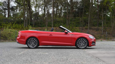 Audi A5 Cabriolet - roof open