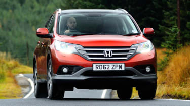Honda CR-V front cornering