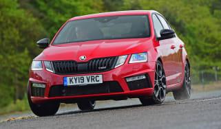 Skoda Octavia vRS Challenge - front cornering