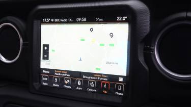 Used Jeep Wrangler Mk4 - sat-nav