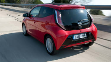 Toyota Aygo rear driving